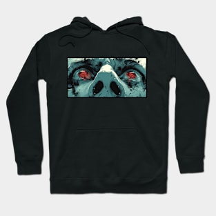 Death looking out close up on the eyes. Hoodie